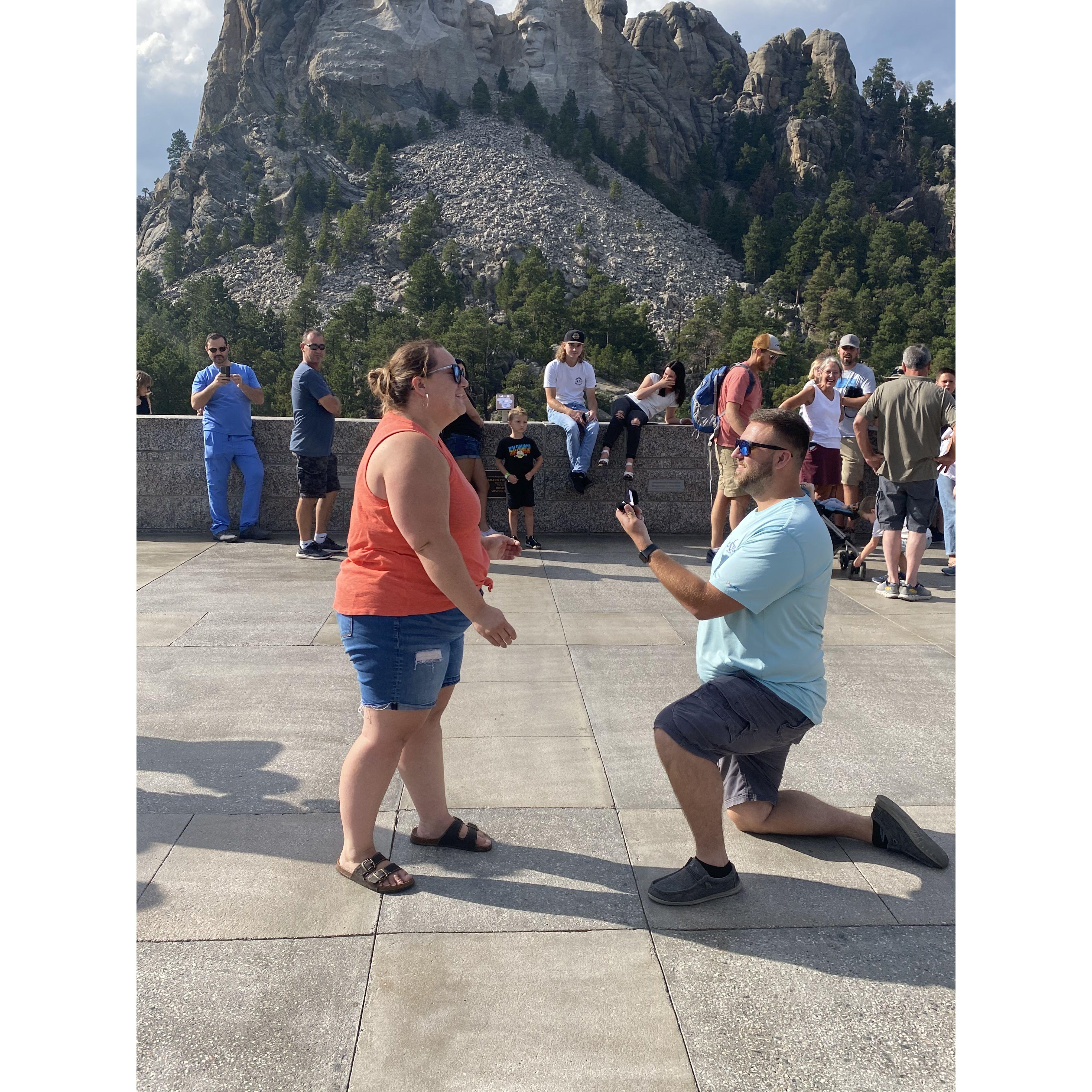 Eryn always said she would know when I would propose... challange accepted and won!