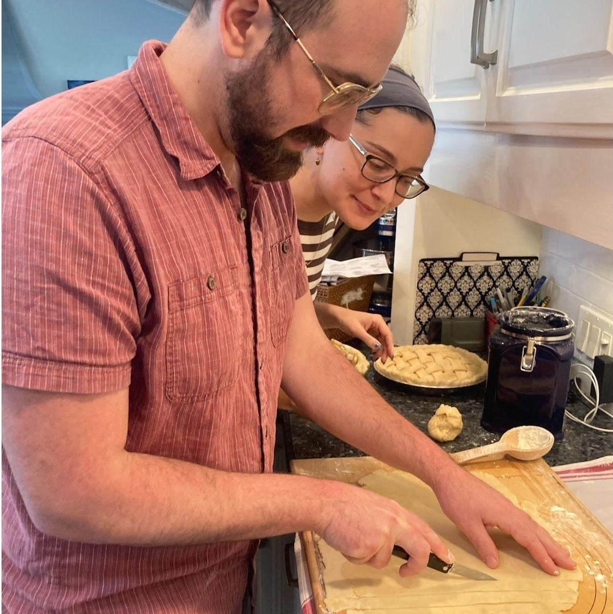 Making Thanksgiving pies