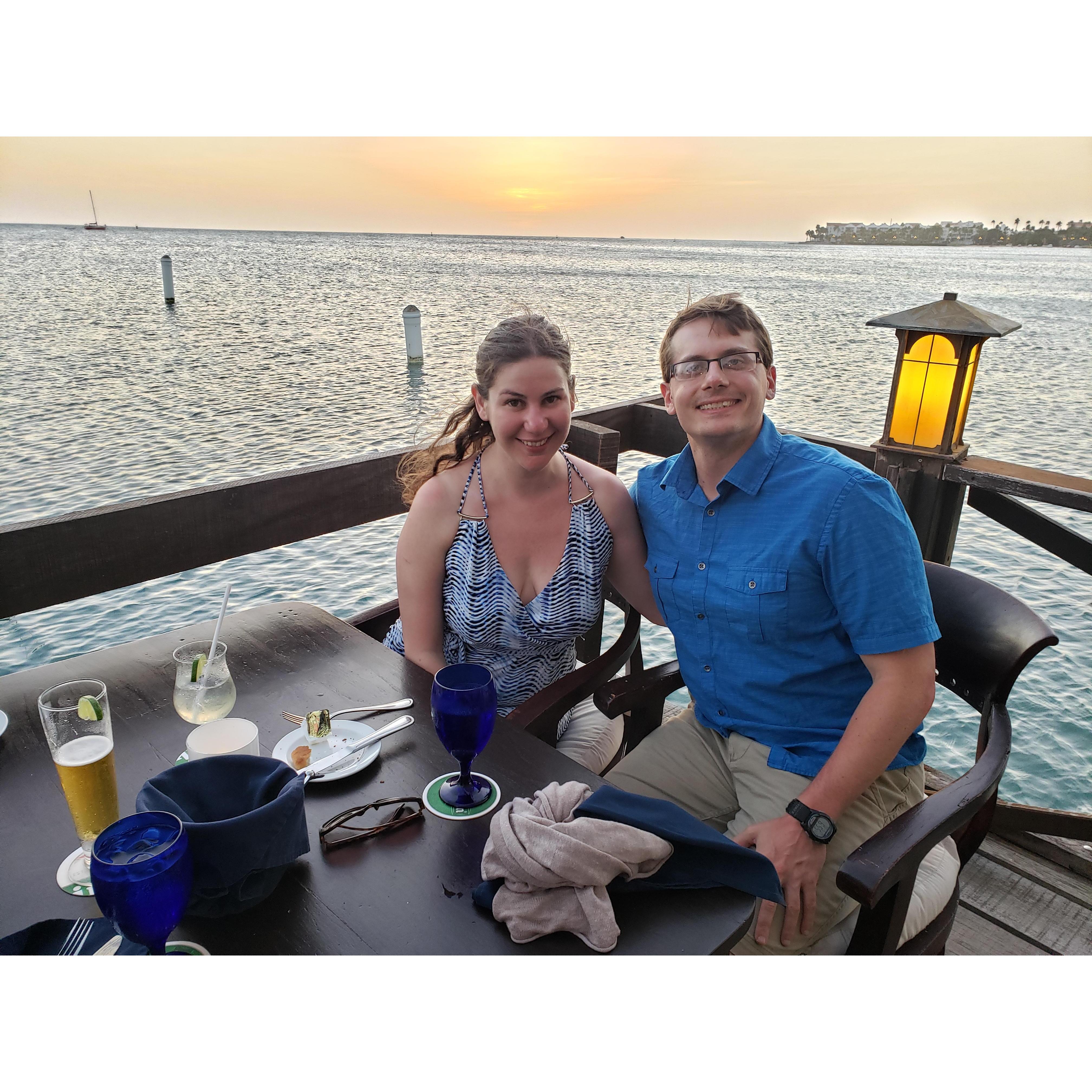 Sunset Dinner in Aruba