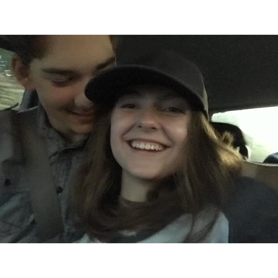 The first photo we ever took as a couple.