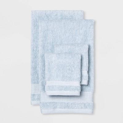4pk Hand & Wash Towel Set Quiet Aqua - Made By Design™