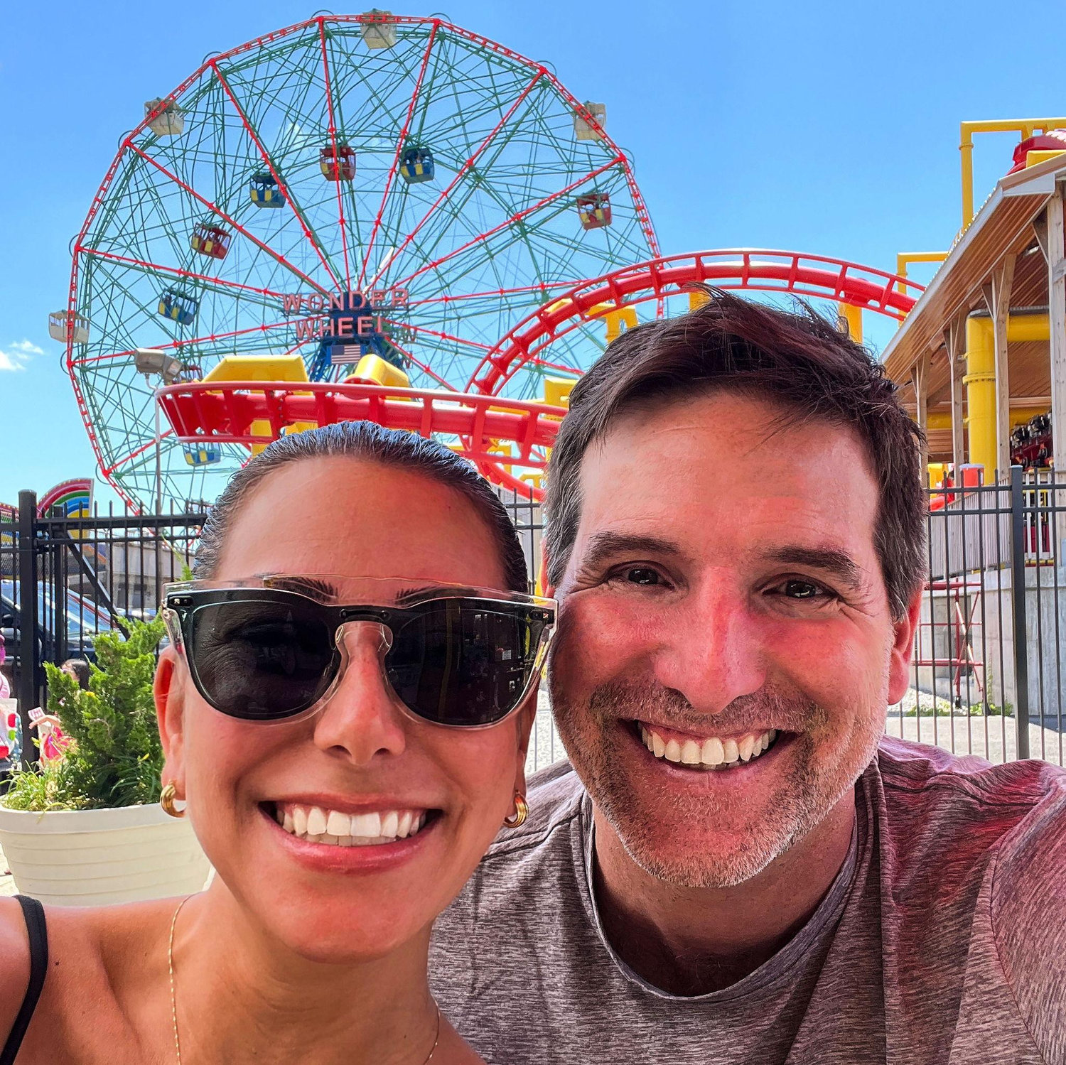 Coney Island with friends! Every good summer needs a day at an amusement park and a drunk subway ride home with hot dogs!