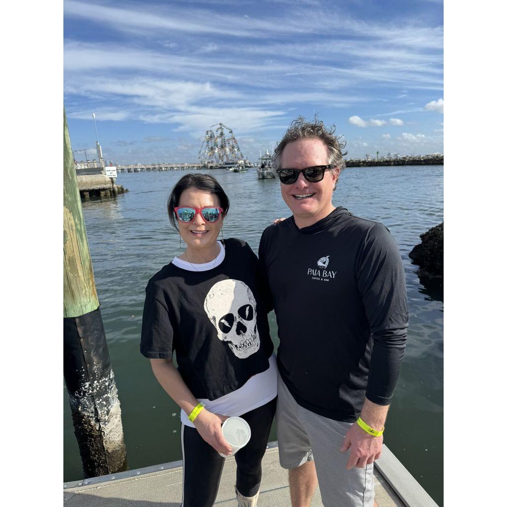Back in Tampa for  the Gasparilla Parade - #2 in the books for Justin.