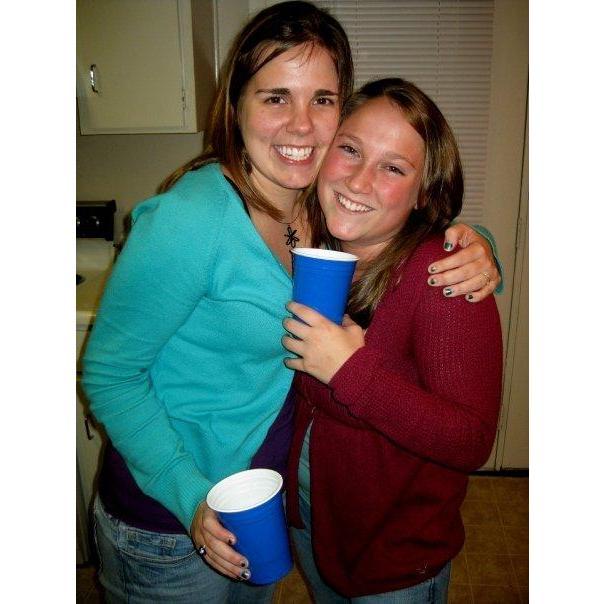 Leah's 19th birthday party. Our first party together as an official couple. Nov 2009