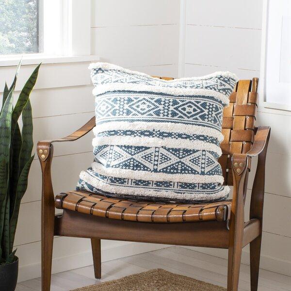 Gray/Beige Manzi Cotton Throw Pillow