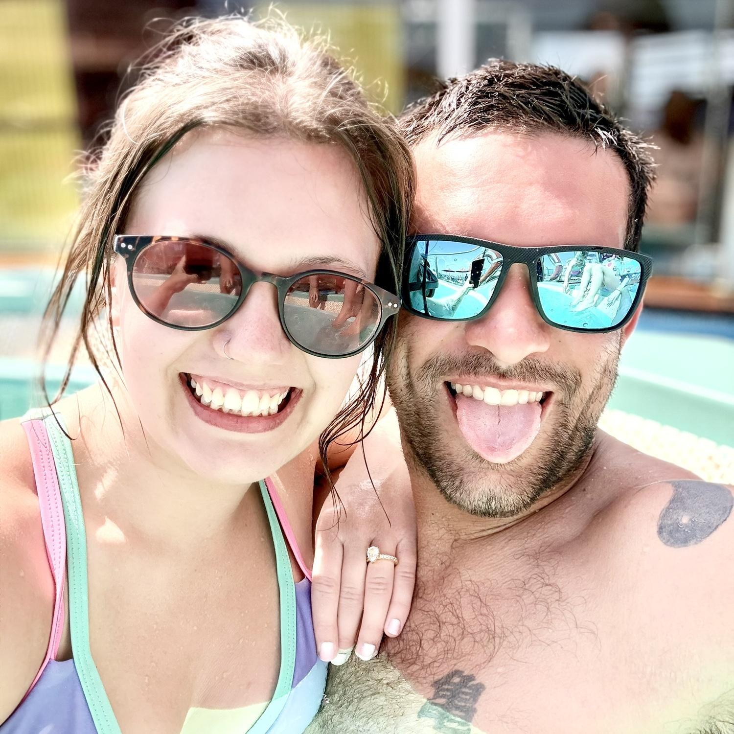 After the Proposal // Carnival Breeze Sea Day
