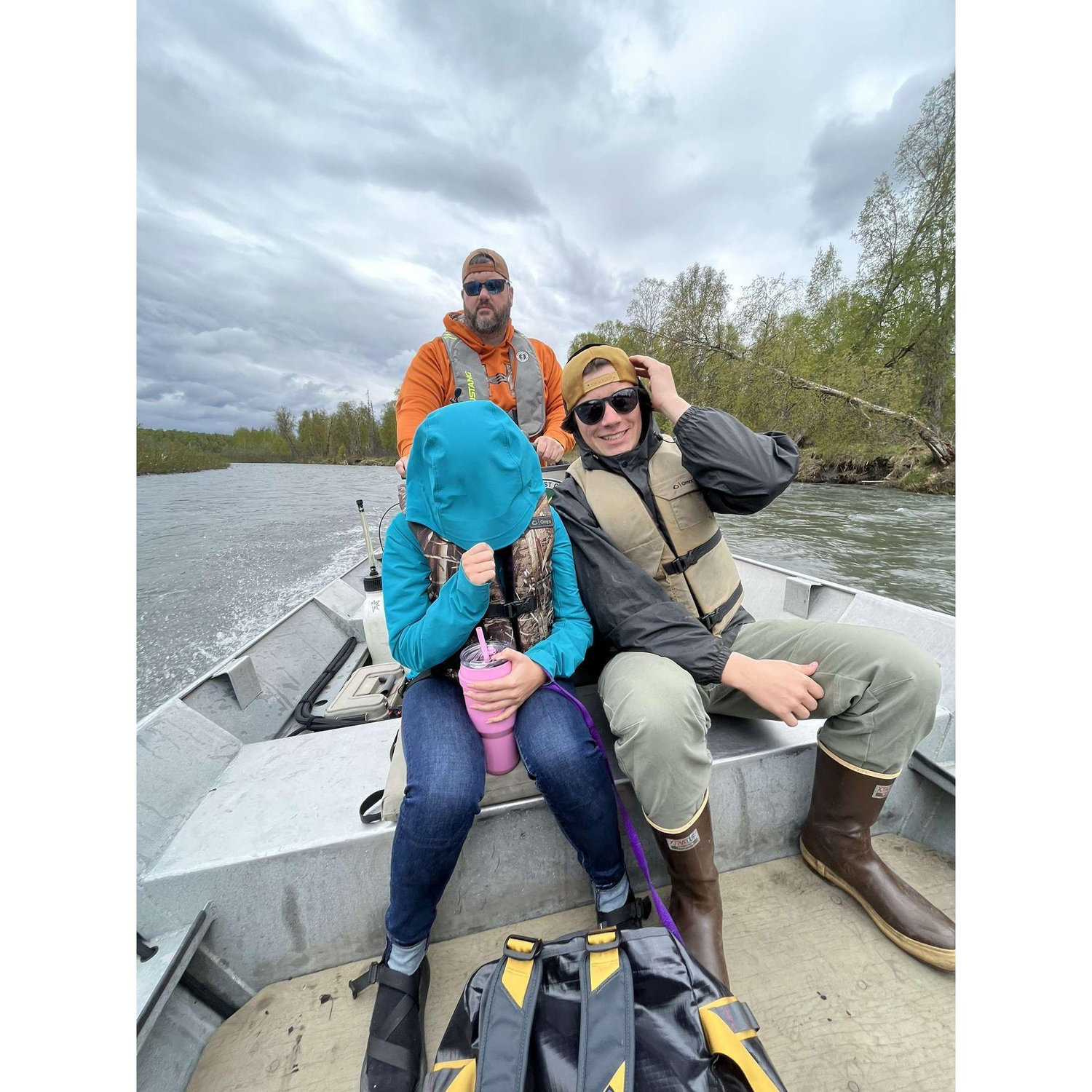 Boat rides to the cabin are WINDYYY!