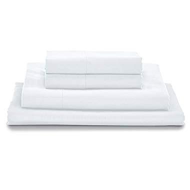MyPillow Bed Sheet Set 100% Certified Giza Egyptian Long Staple Cotton (King, White)