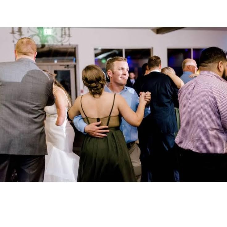 Our first time to ever dance with each other at Taylor and Keith's wedding. This was the night Riley asked Hannah for her phone number.