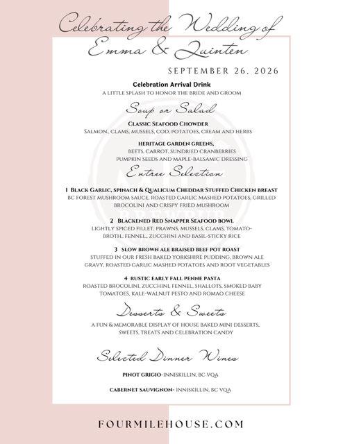 The Wedding Website of Emma Nicole Hirst and Quinten James Kolla