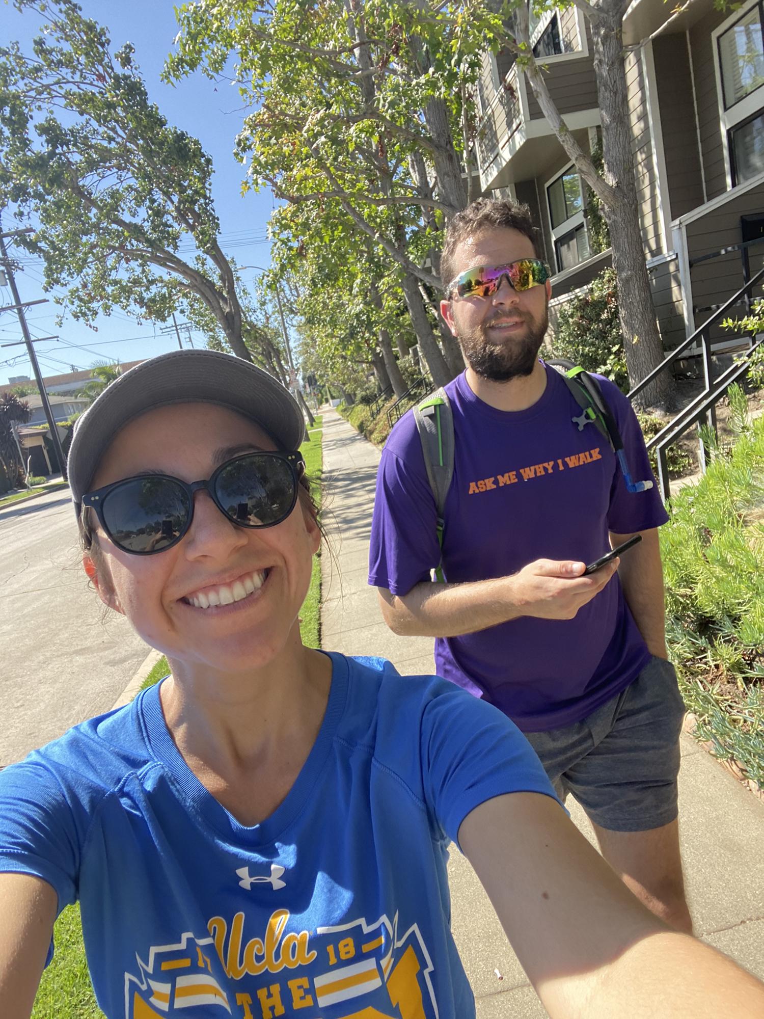 One of many training walks!