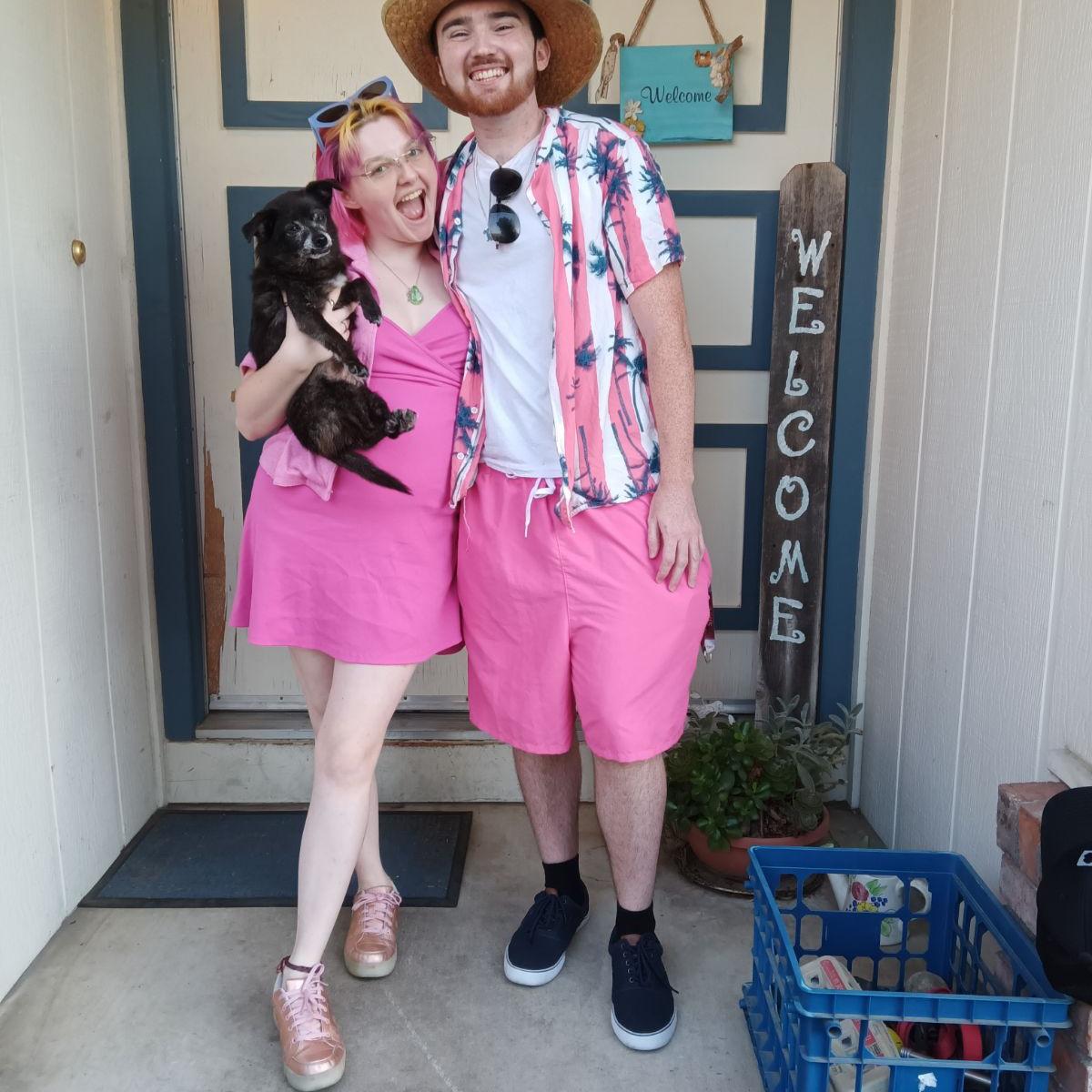 Photo from Julia's grandma when David picked up Julia for their first date