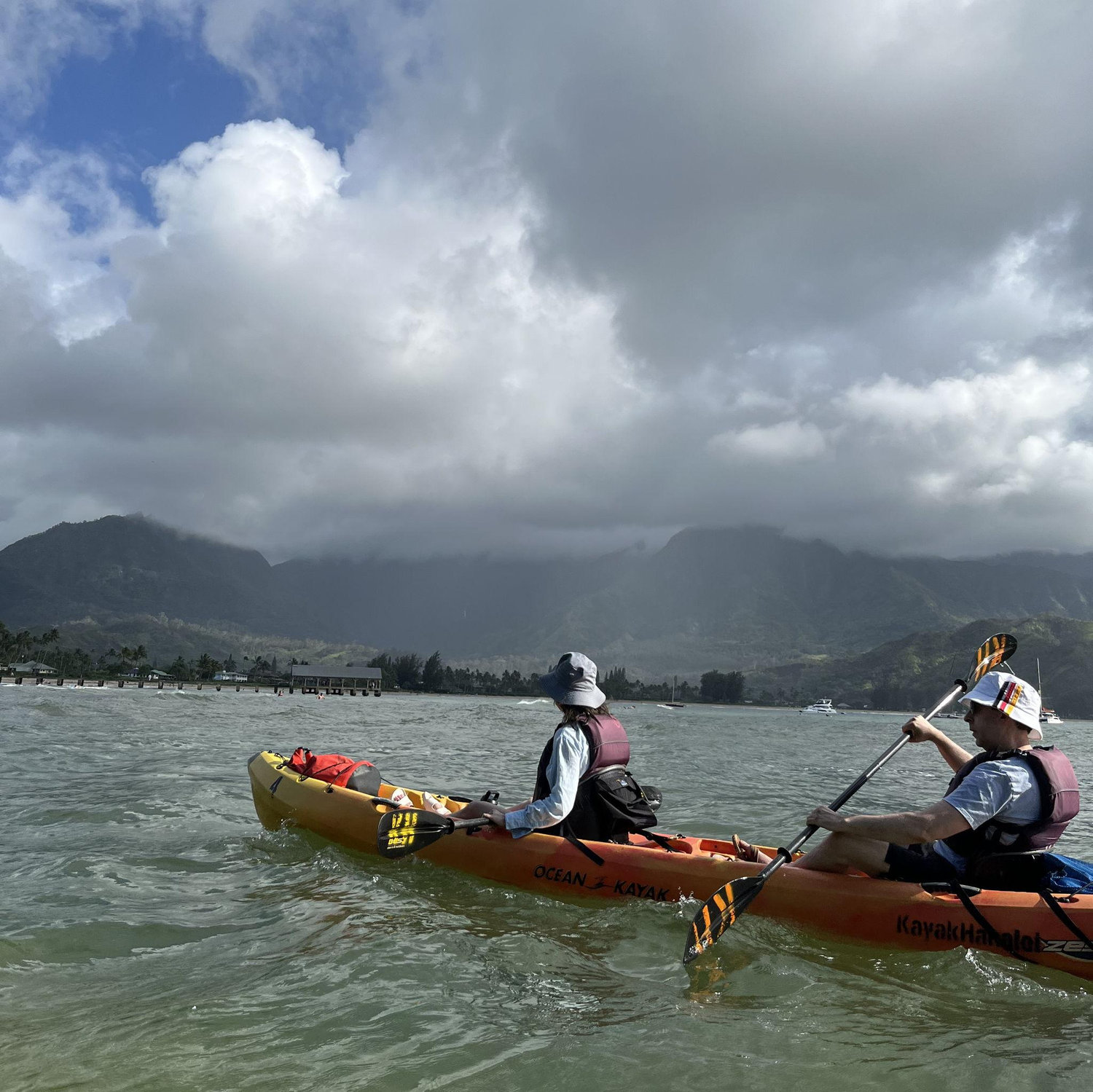 We SLAYED our first kayaking adventure in Kauai! We even saw sea turtles!