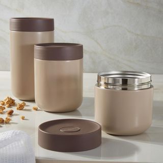 Nommie 3-Piece Stainless Steel Food Container Set
