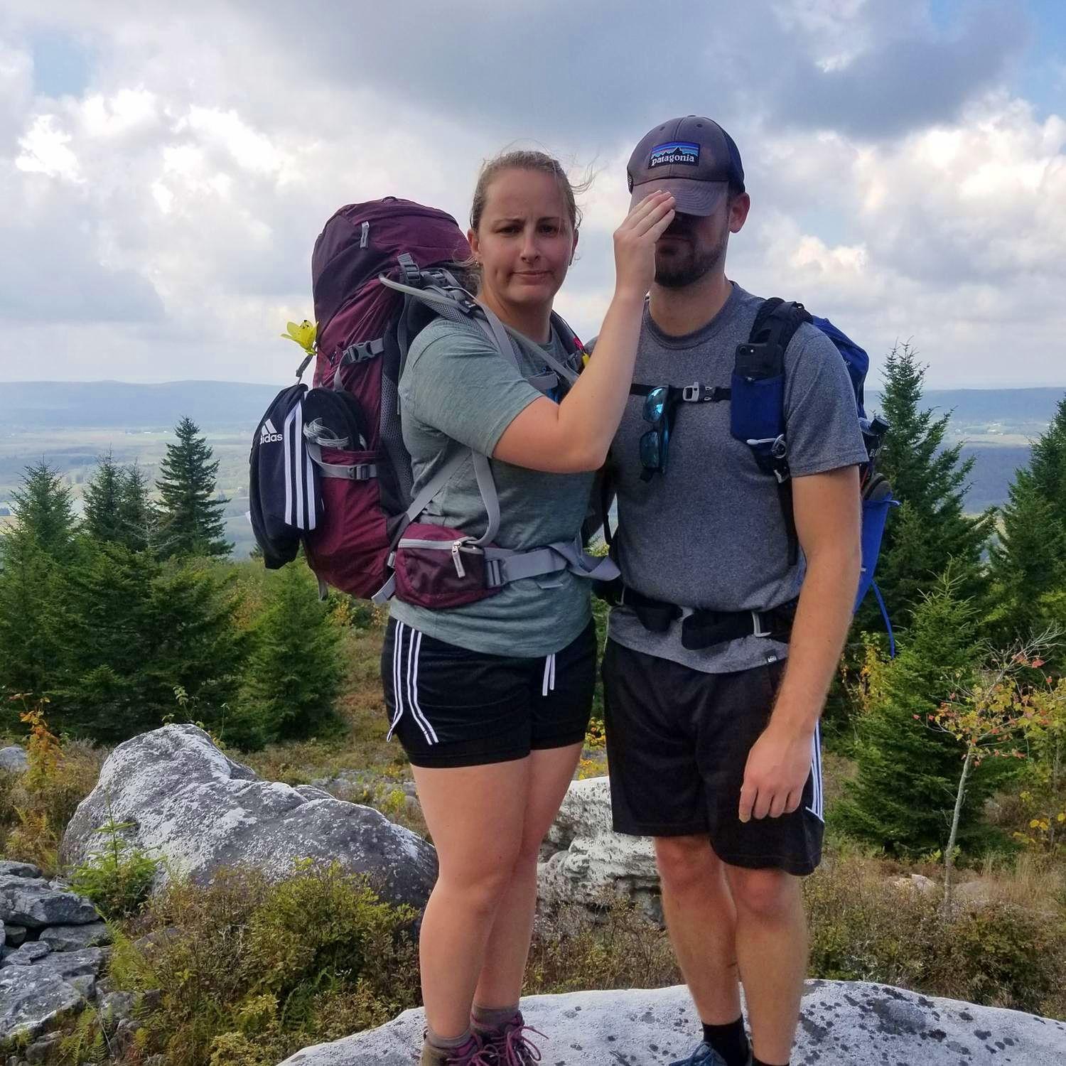 Fall 2019 - Katie’s first backpacking trip with Jon in Dolly Sods, WV. Jon tried to make a deer friend but the feelings weren’t mutual.
