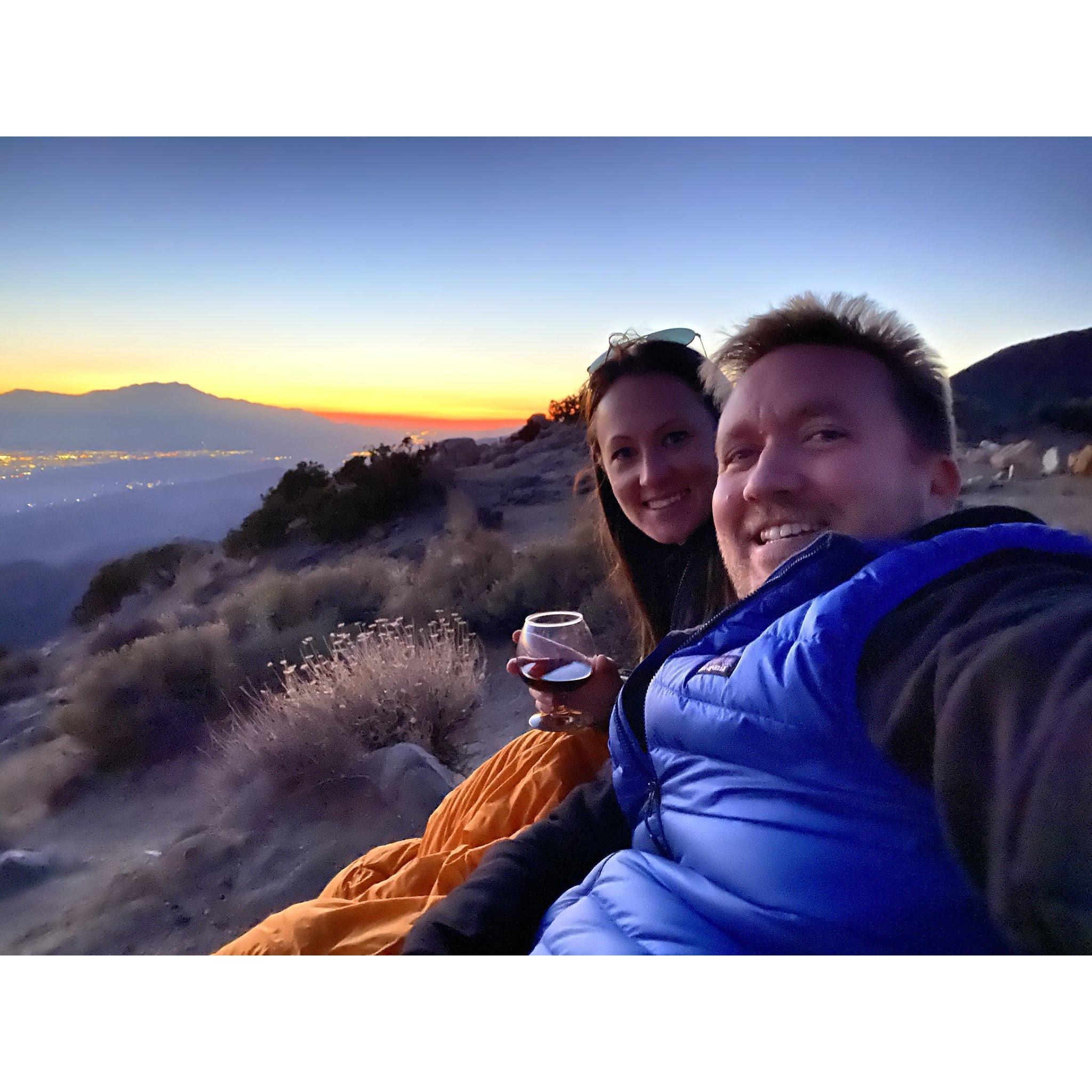 Sunsets at Joshua Tree on Valentines Day...