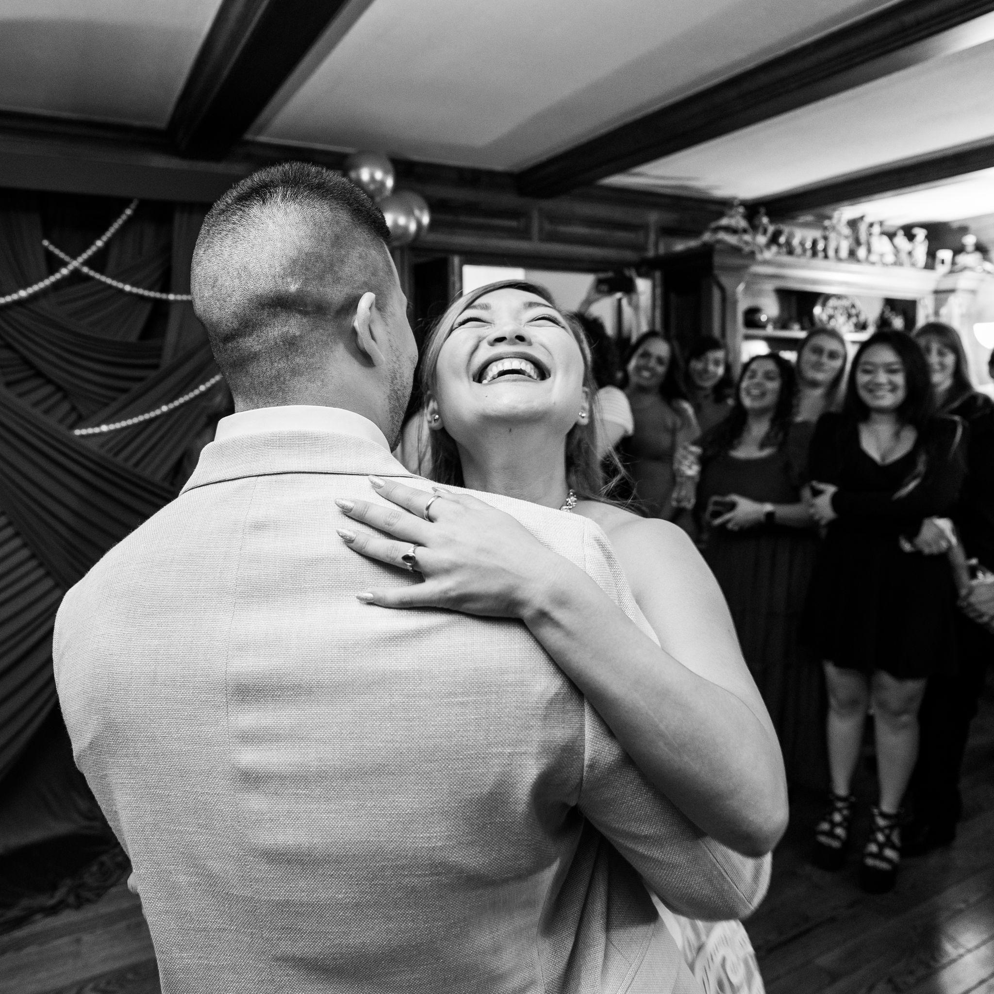 Cheesin at our beauitful engagement party!