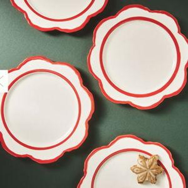 Lyla Stoneware Side Plates, Set of 4