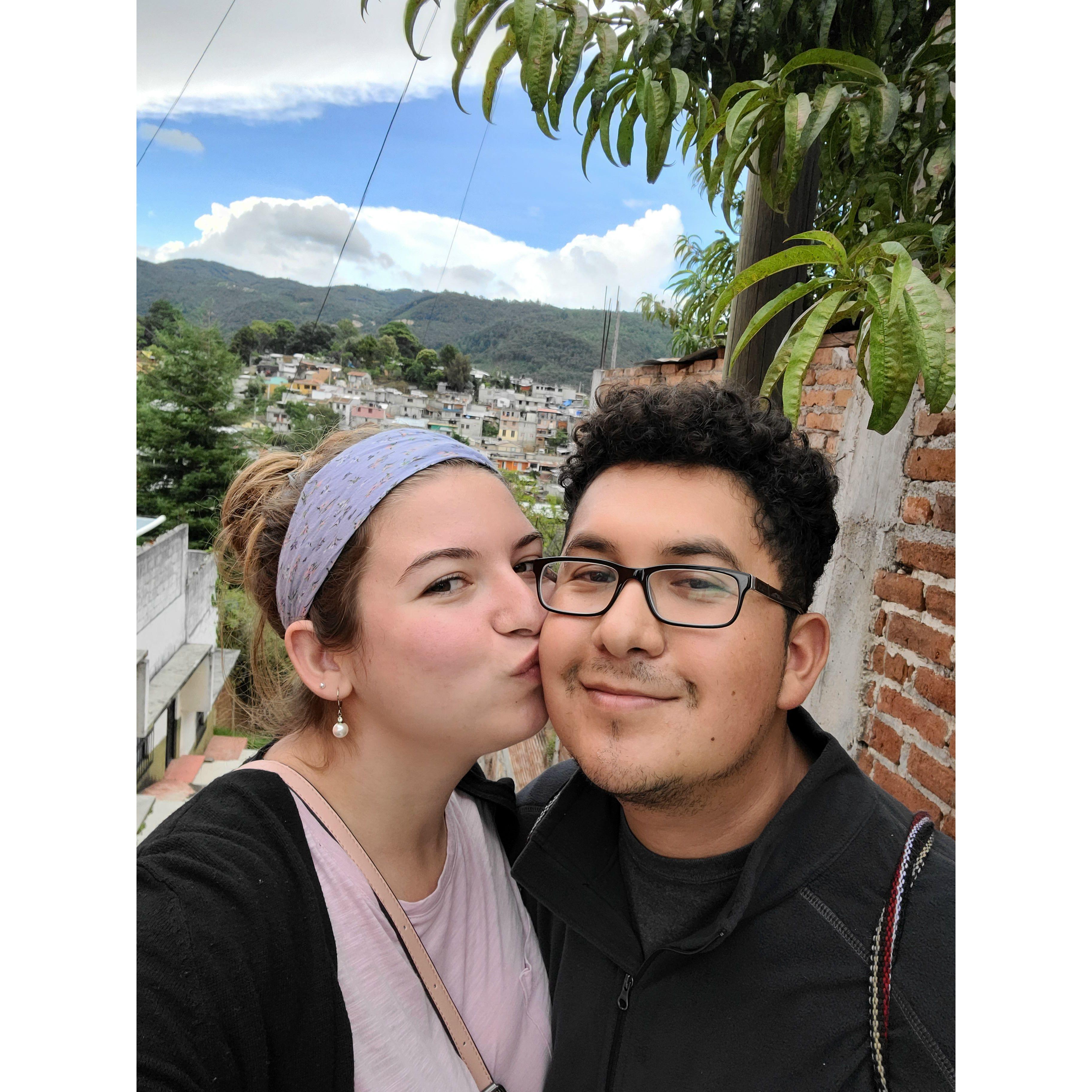 A kiss in San Cristobal