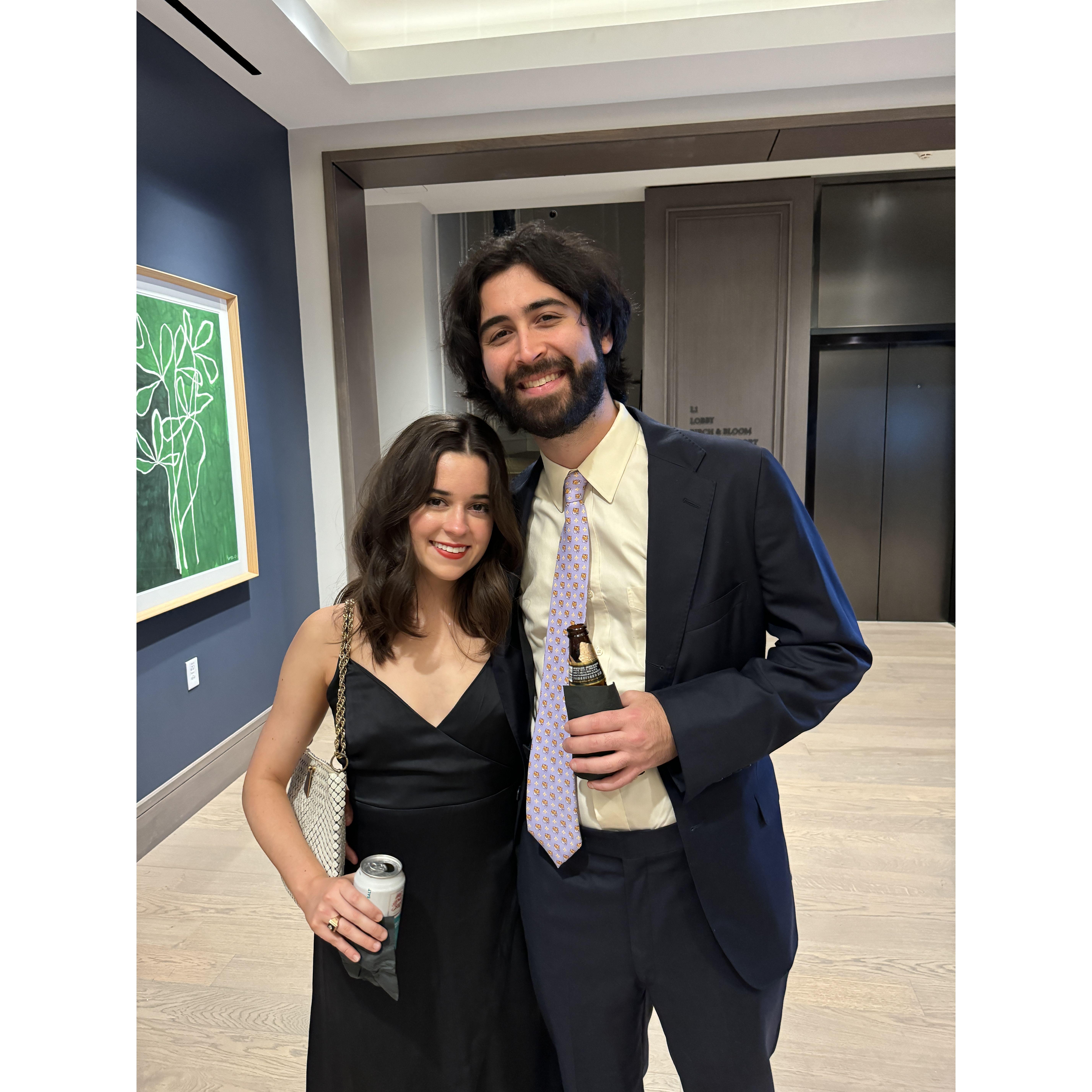 Our first law school event together in 2023.