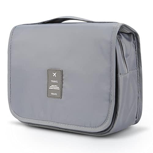 Mossio Hanging Toiletry Bag - Large Cosmetic Makeup Travel Organizer for Men & Women with Sturdy Hook