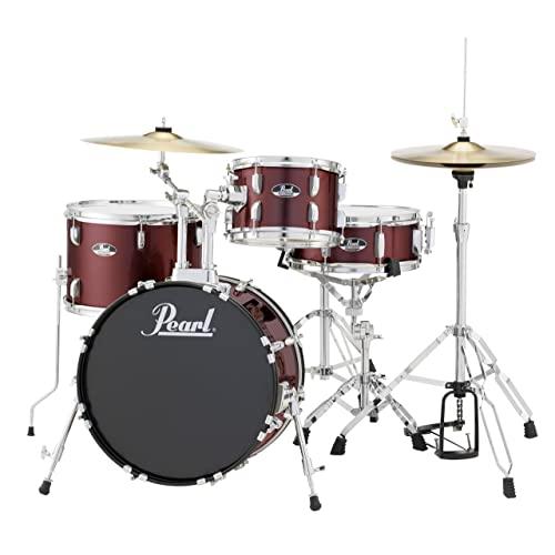 Pearl RS584CC91 Roadshow 4-Piece Drum Set, Wine Red