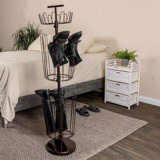 3-Tier Revolving Boot Storage Tree