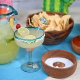 Recycled Artisan Margarita Glass, Set of 4