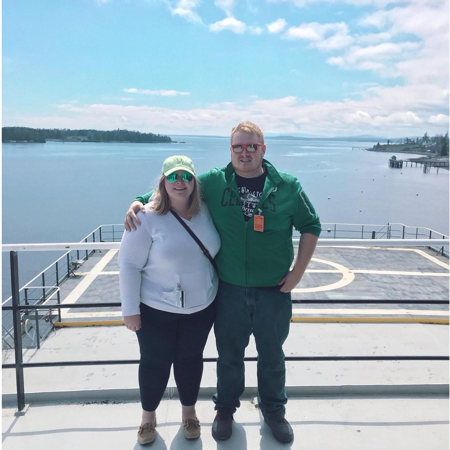 Visiting David in Castine, Maine
