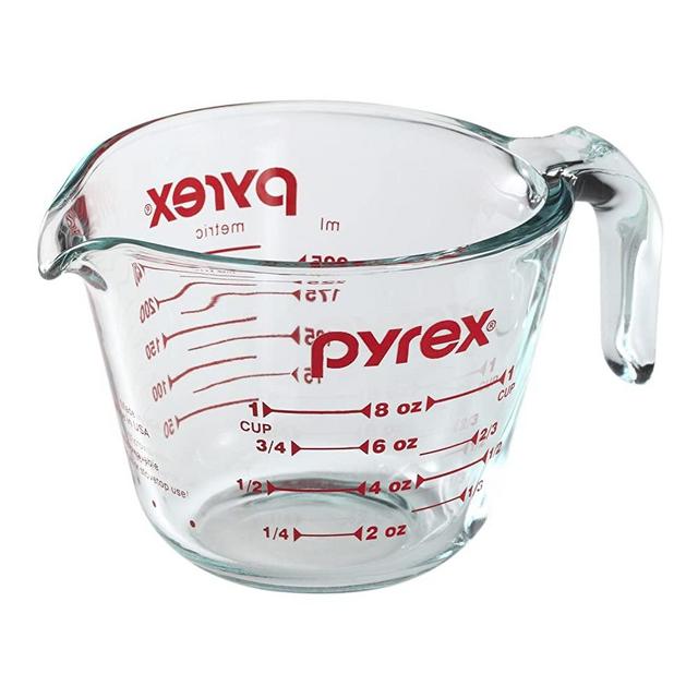 Pyrex 885107797882 6001074 Measuring Cup, 8 Oz, Crear