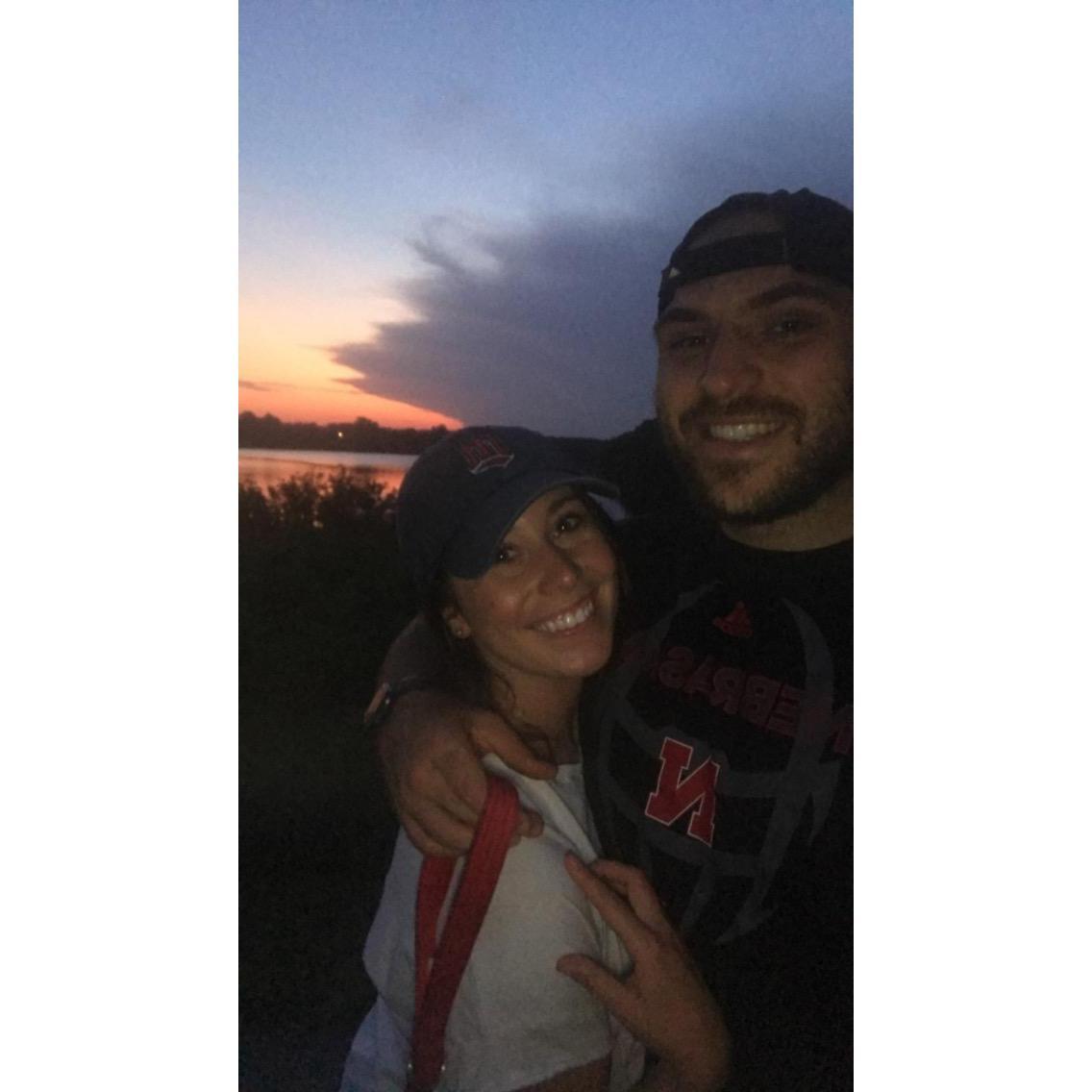 Walks with our dog is our favorite way to spend quality time.