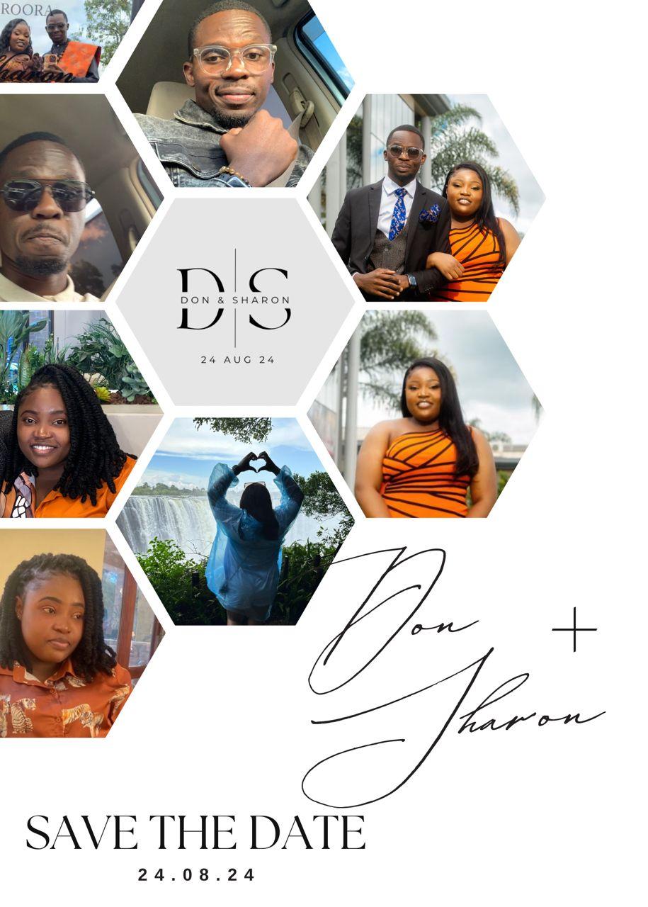 The Wedding Website of Don Mutero and Sharon Hungwe