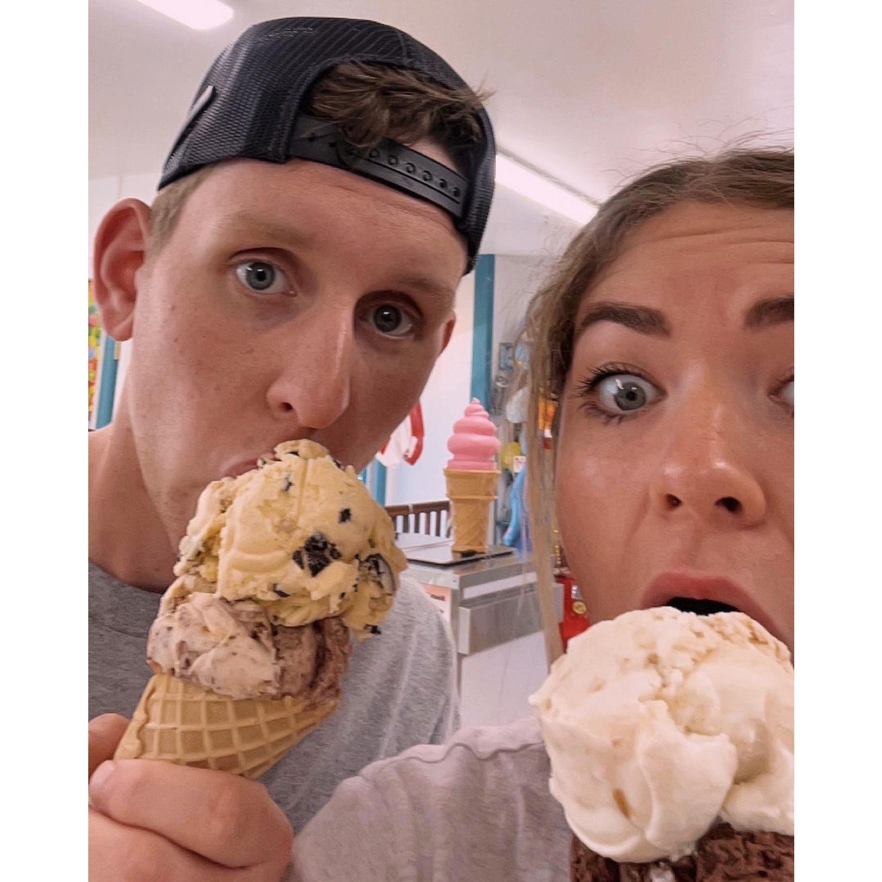 Amazing ice cream in the Outer Banks!