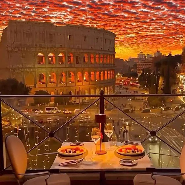 Romantic Dinner for 2 in Rome