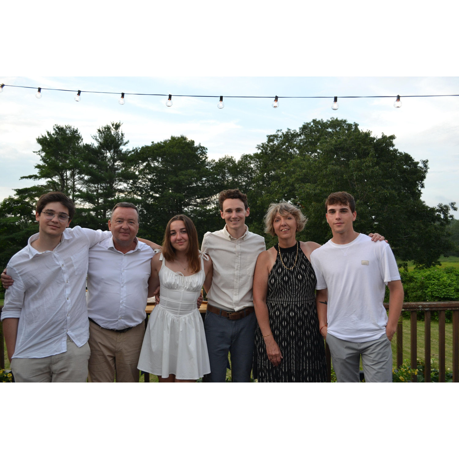 Our engagement party in Kennebunk