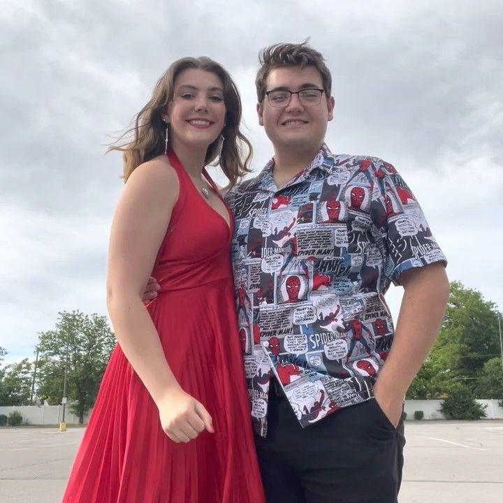 Seeing Spiderman together in theaters. We love dress-up dates and matching outfits.