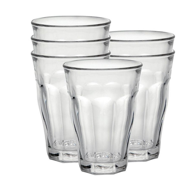 Duralex Picardie Tumblers, 12 1/8 Oz., Set Of 6