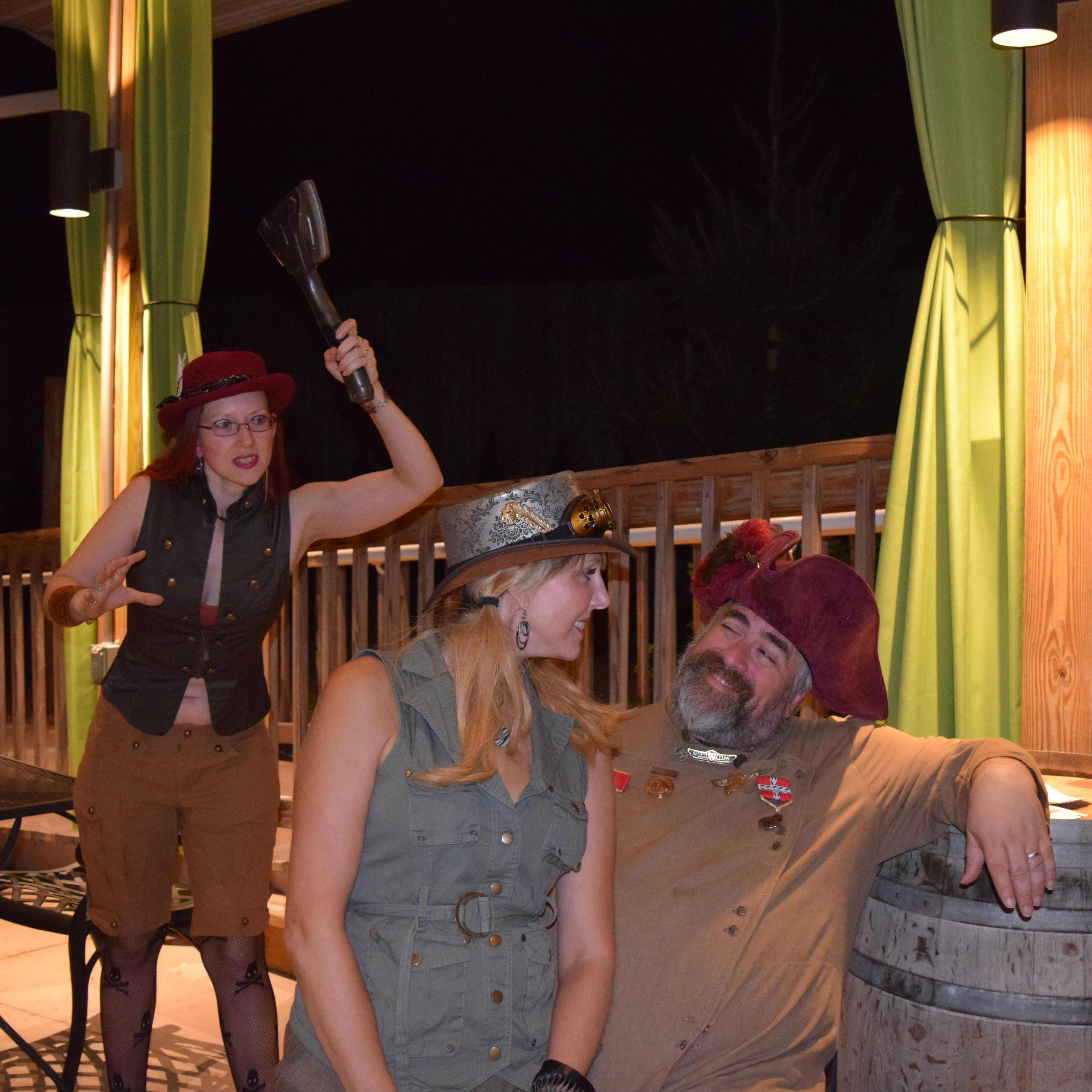 Promo shot for the Armstrong Steampunk Soiree 2017