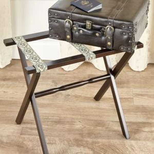 Solid Wood Luggage Rack