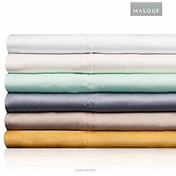 TENCEL EUCALYPTUS ABRIPEDIC SOFT & COOL SHEETS Luxurious & Breathable made from Sustainable 100% Tencel Fiber from Eucalyptus Trees, fits up to 18" deep Mattress (Sage, Queen)