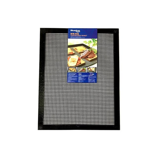 Bluedrop Baking Sheets Oven Liners Crisper Toaster Mesh Crispy Sheets Perforated PTFE Baking Liners For Pizza Non Stick Pads