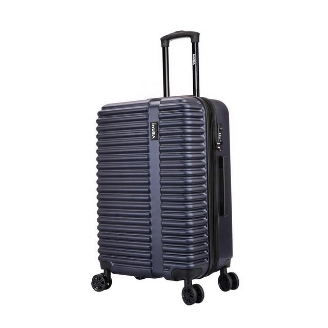 InUSA Ally Lightweight Hardside Spinner Suitcase - Navy Blue