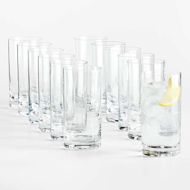 Aspen 18-Oz. Highball Glasses, Set of 12