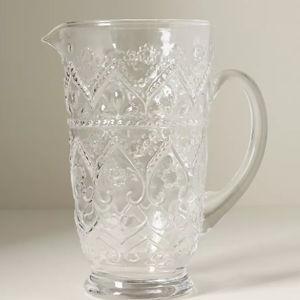 The Bombay Handblown Glass Pitcher