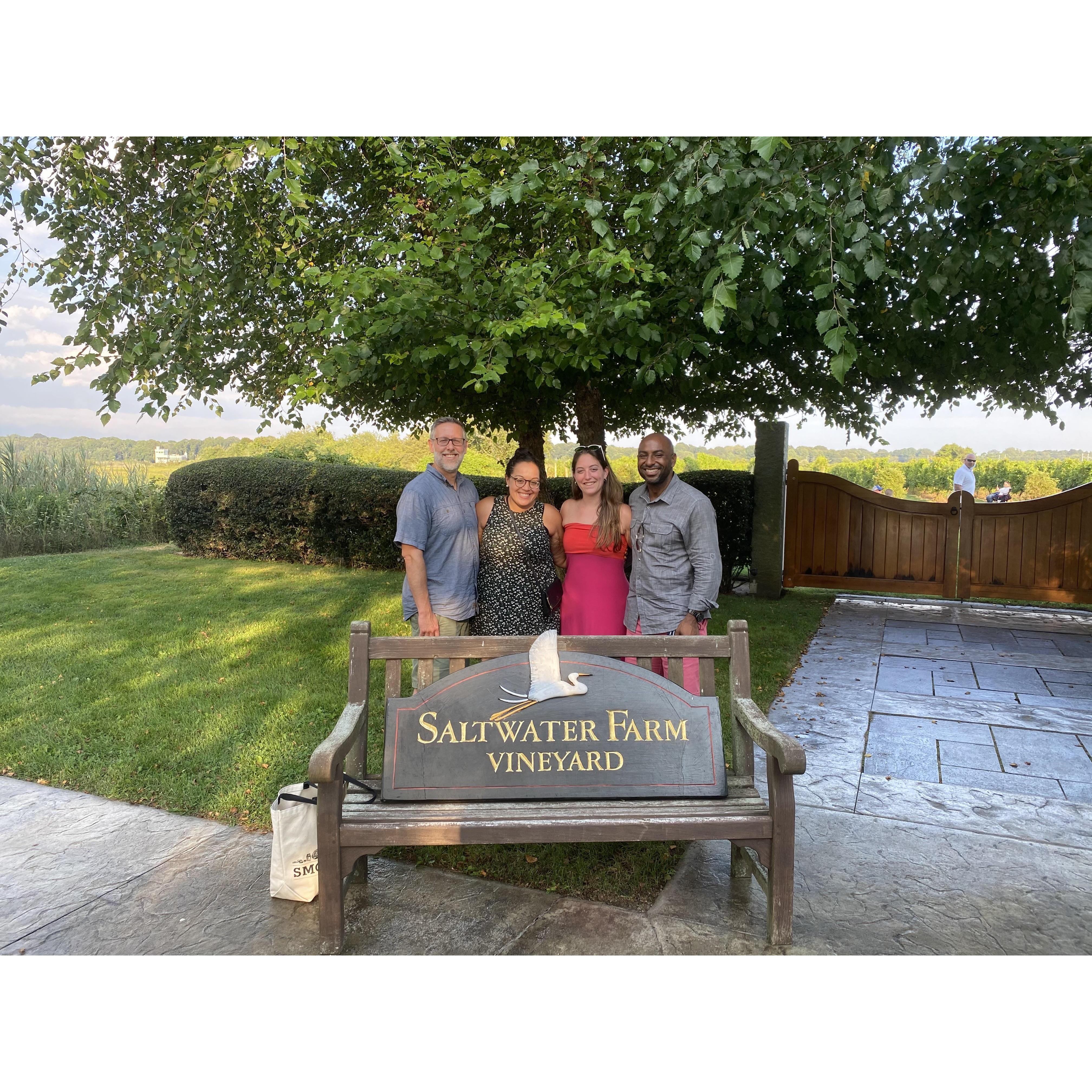 Our first time at what would end up being our wedding venue