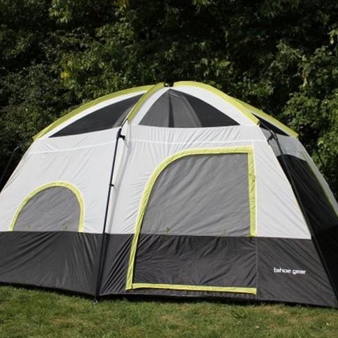 Tahoe Gear Coronado 12 Person Dome 3 Season Family Outdoor Camping Cabin Tent