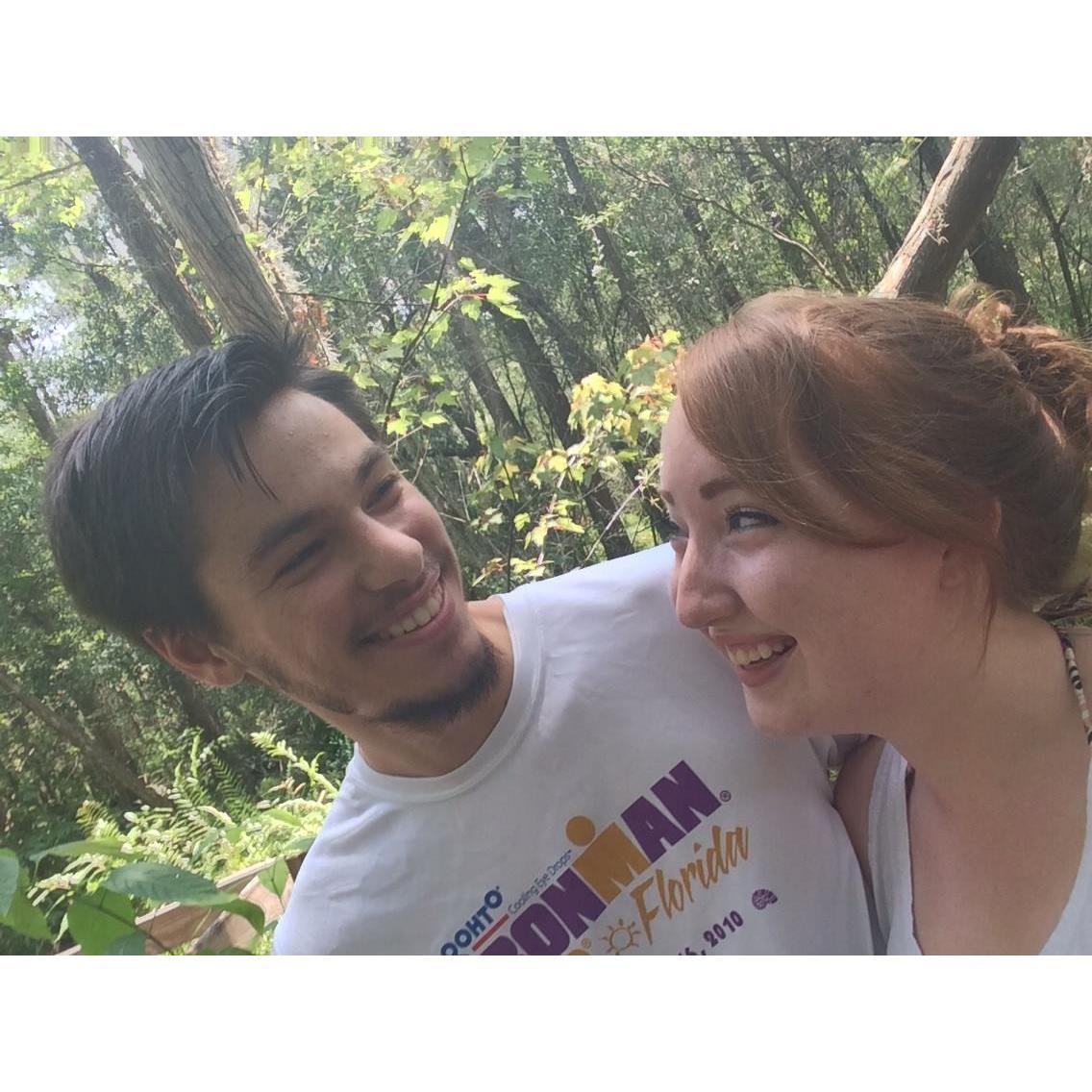 On our adventure in Lettuce Lake Park