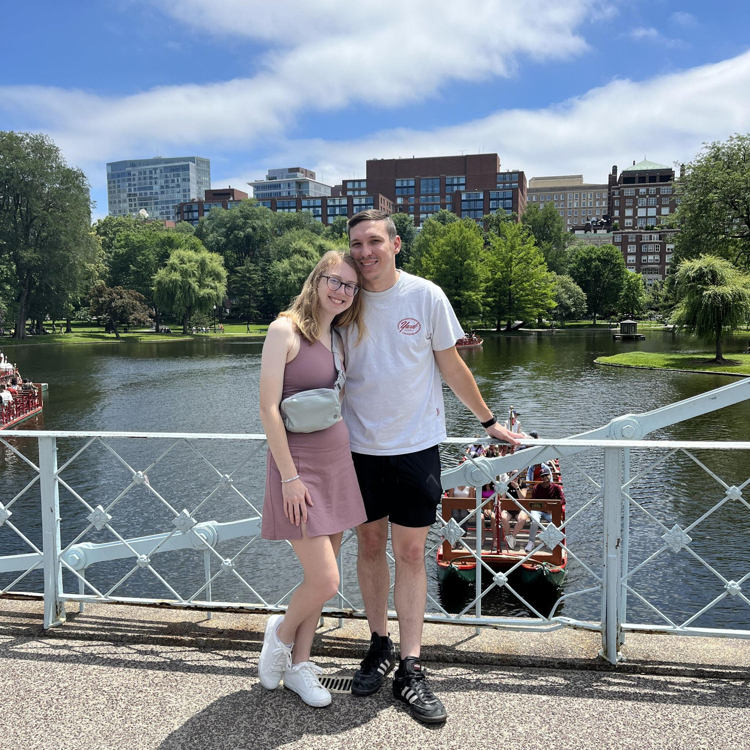 Mike and Kennedy in Boston when they were visiting Kennedy's sister, Riley, in June 2023!