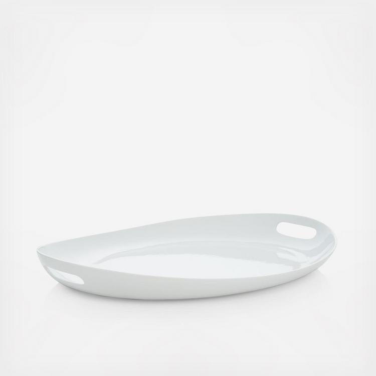 Oval Serving Platter Crate And Barrel Platters Tour White