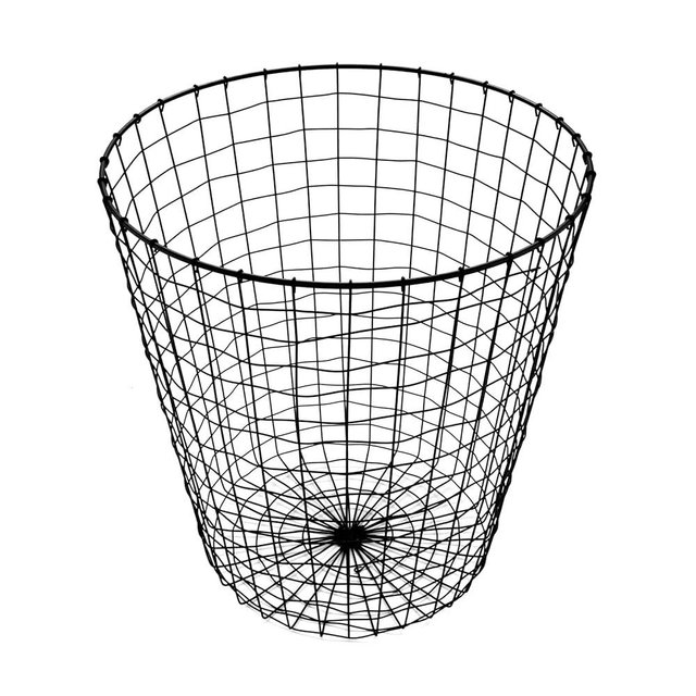 G.E.T. WB-300-MG Heavy Duty Iron Wire Utility Storage Basket, Round, 16" x 18"